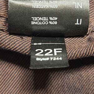 Kuhl Button Down Shirt Mens XL Brown Twill Cotton Tencel Long Sleeve 7244